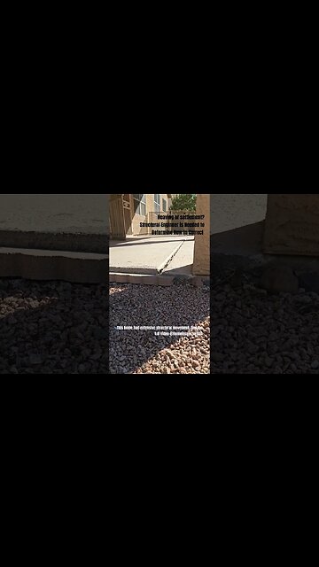 Heaving or Settlement on a Home Inspection | Recommend Structural Engineer for Correction