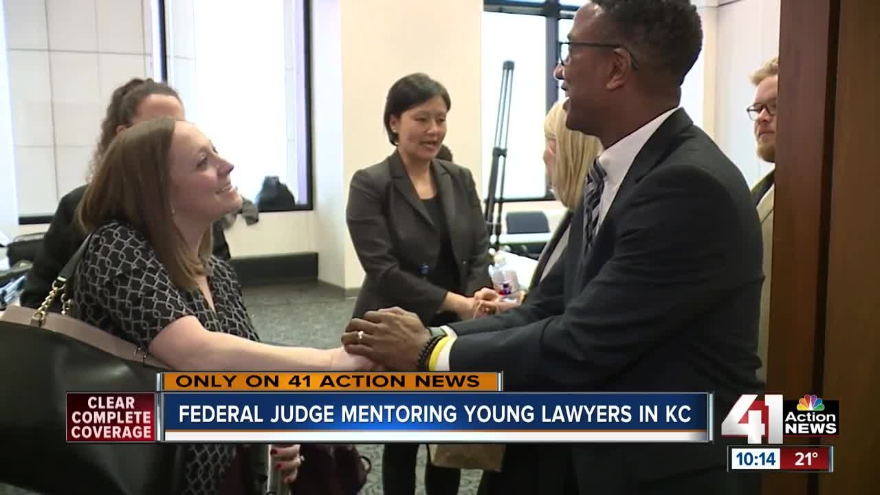 Federal Judge Brian Wimes talks mentoring young lawyers