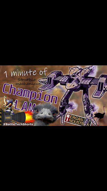 BATTLETECH #Shorts - Champion LAM, Struthio mechanicus