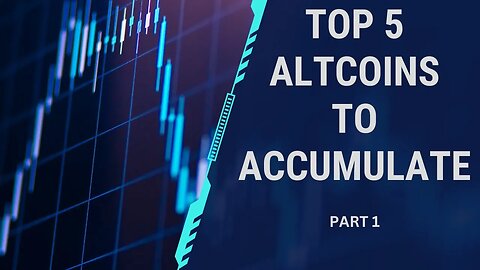 TOP 5 ALCOINS TO START ACCUMULATING (Part 1) | 50X Gain Potential!!