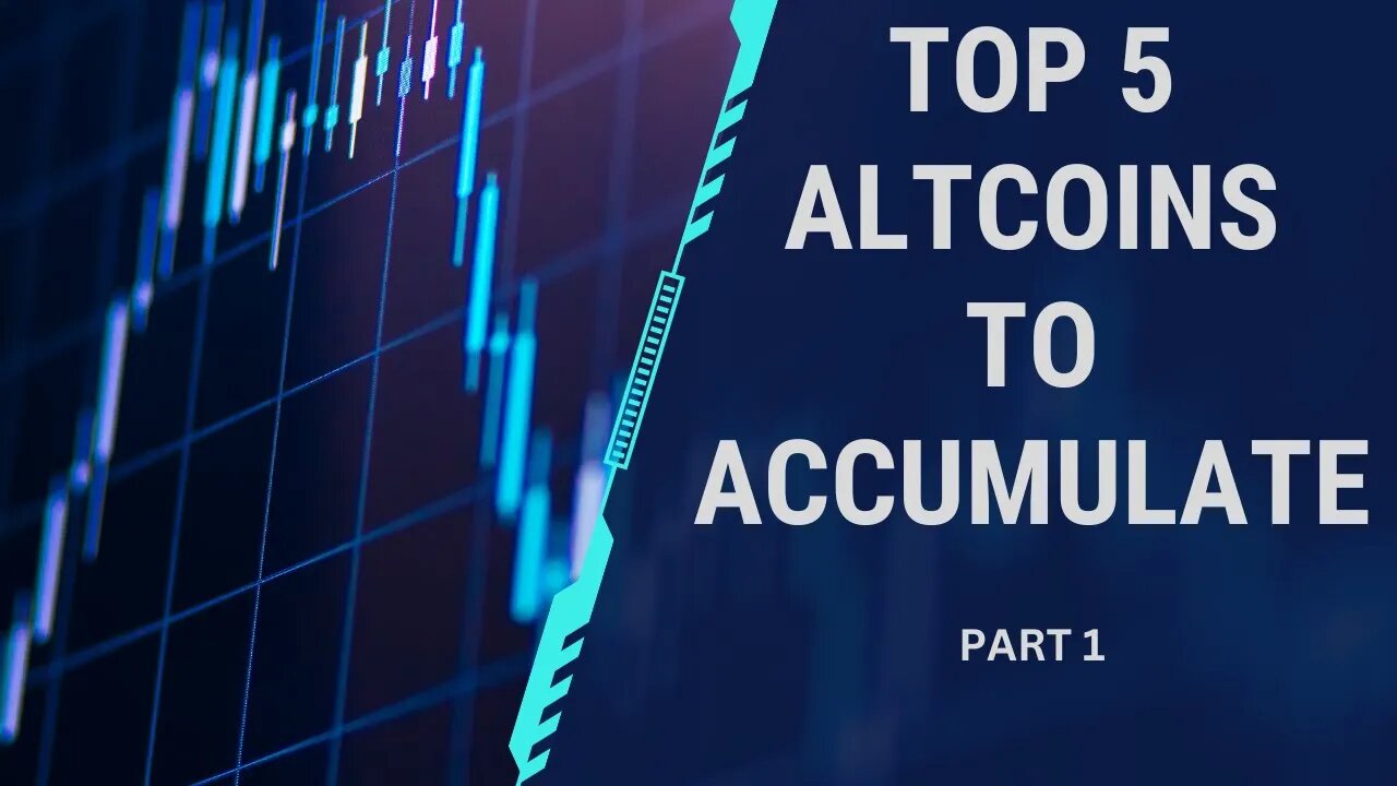 TOP 5 ALCOINS TO START ACCUMULATING (Part 1) | 50X Gain Potential!!