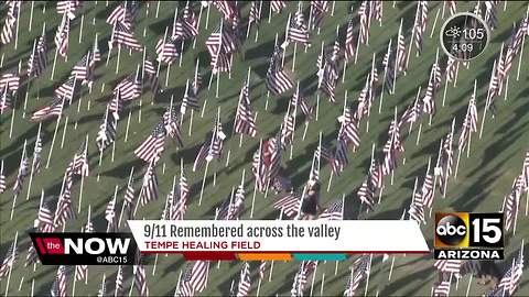 Flags placed in Tempe to honor 9/11 victims