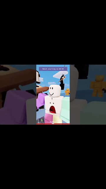 my cat plays roblox bedwars... 🐱