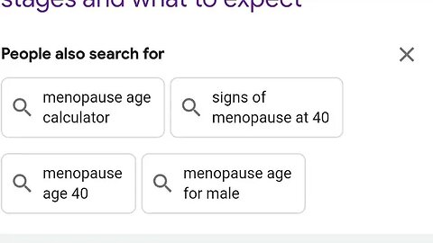 MENOPAUSE AGE CALCULATOR FOR ALL WOMAN