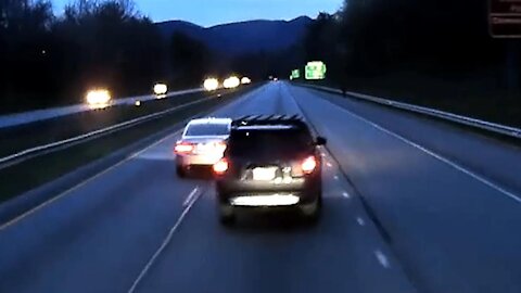 Pedestrian almost killed from Interstate Road Rage 2020.03.30 — ASHEVILLE, NC