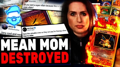 Instant Regret! Evil Mom Brags About BURNING Kids Pokemon Cards As Punishment For Not Eating?!?