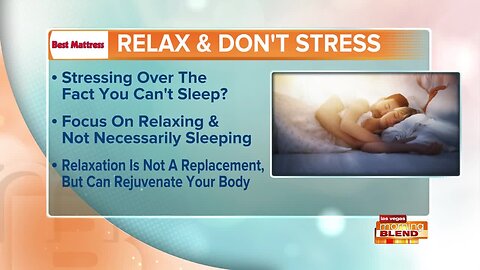 Sleep Tip Of The Day: Relax And Don't Stress!