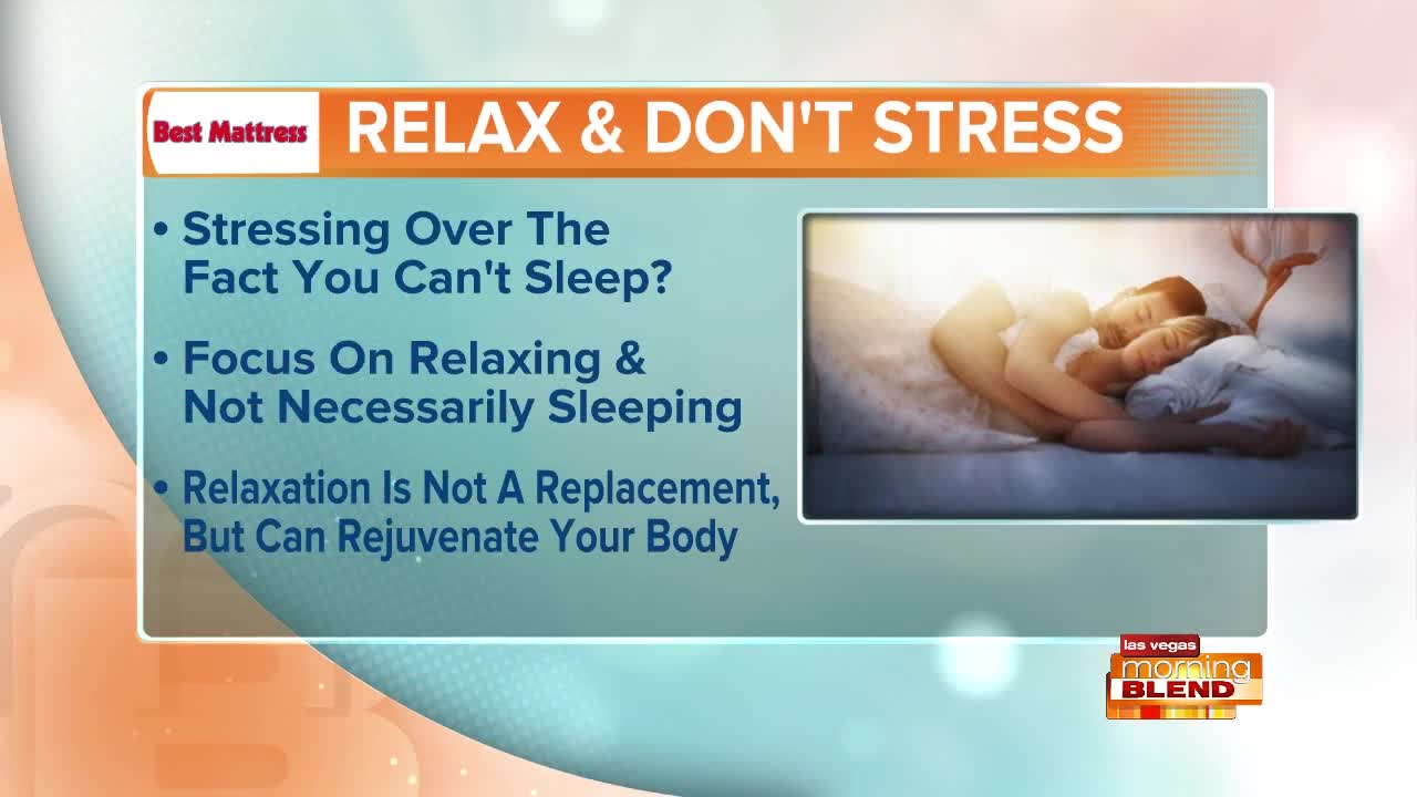 Sleep Tip Of The Day: Relax And Don't Stress!