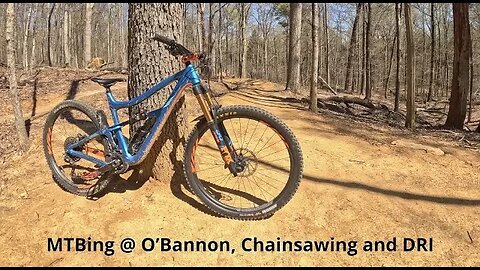 MTBing @ O'Bannon, Chainsawing and DRI