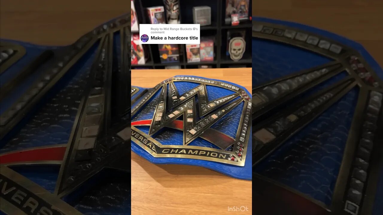 Let's Make A Custom WWE Hardcore Title Belt! #shorts