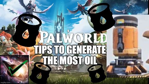 The BEST way to generate Crude Oil in your Base [My Tips for Oil Generating in Palworld]