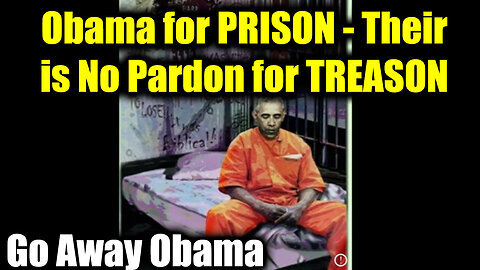 Obama for PRISON - Their is No Pardon for TREASON - Go Away Obama