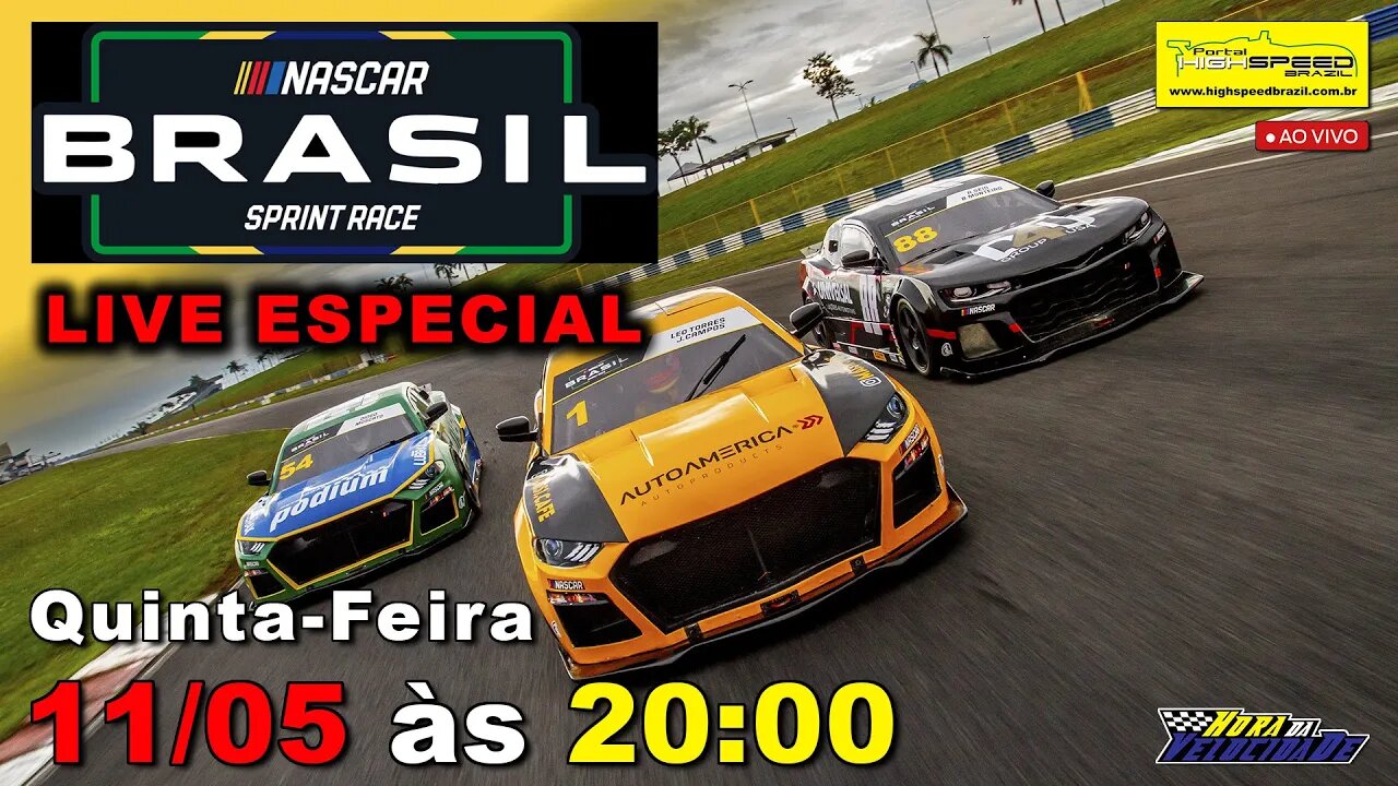 NASCAR BRASIL SPRINT RACE | LIVE ESPECIAL | AO VIVO