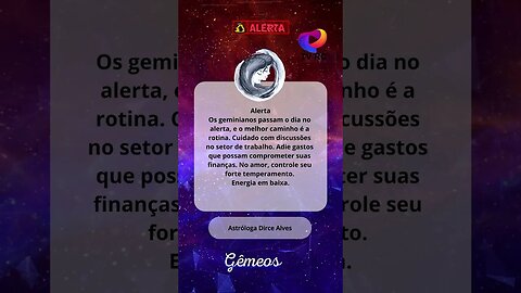 HORÓSCOPO EM ALERTA HOJE #GÊMEOS 04/10/23 - CONFIRA AQUI! #shotrs