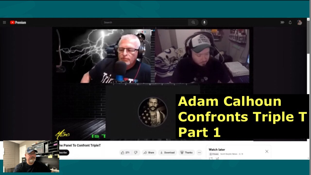 Adam Calhoun Confronts Triple T Part 1. Adam talks about fighting, Upchurch, and faults accusations