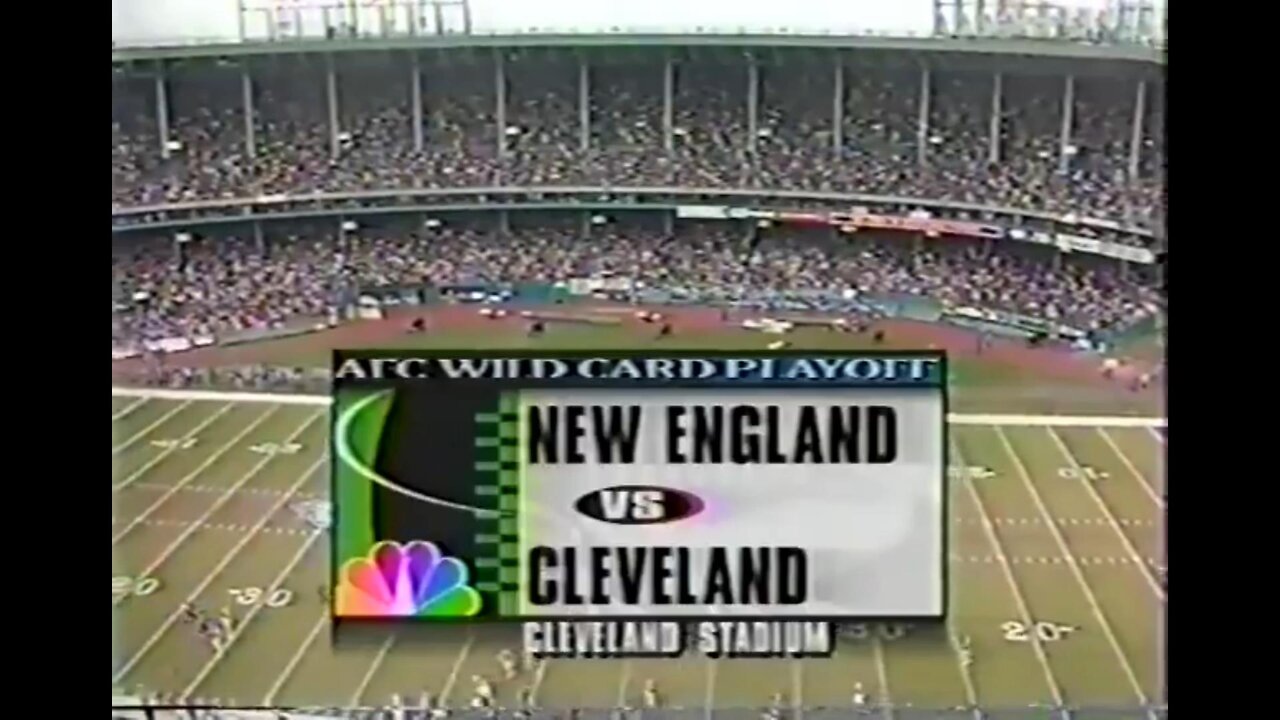 1995-01-01 AFC Wildcard New England Patriots vs Cleveland Browns