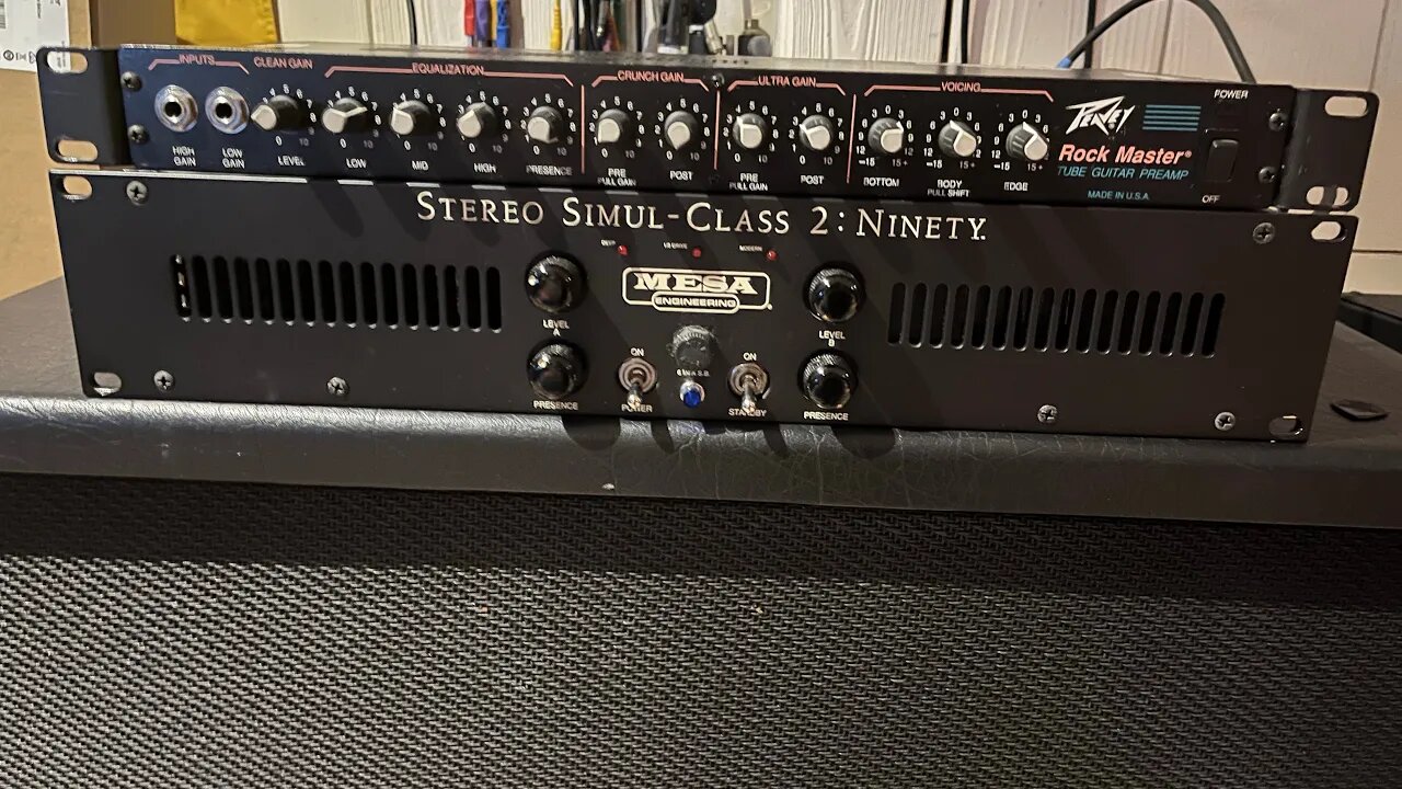 Peavey Rockmaster Preamp and Mesa 2:90