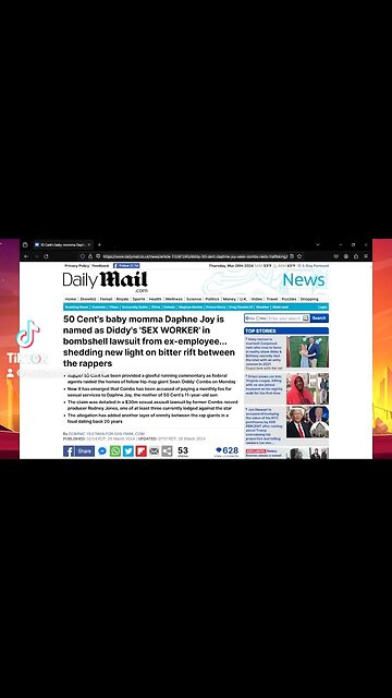 No wonder 50 had beef with Diddy the Diddler!