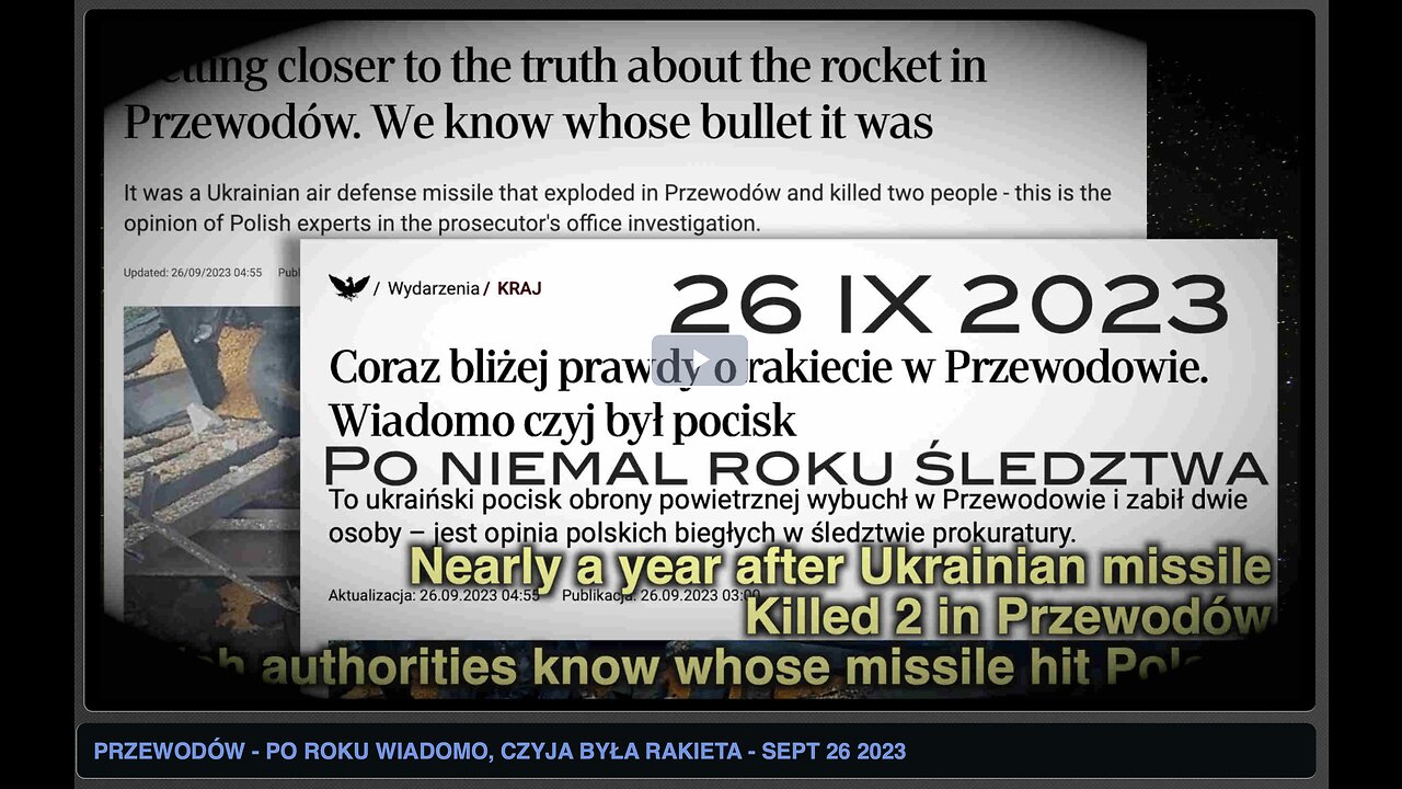 ✝️Pamięci naszych Braci z #Przewodow zamordowanych przez Ukraińców 15 XI 22✝️