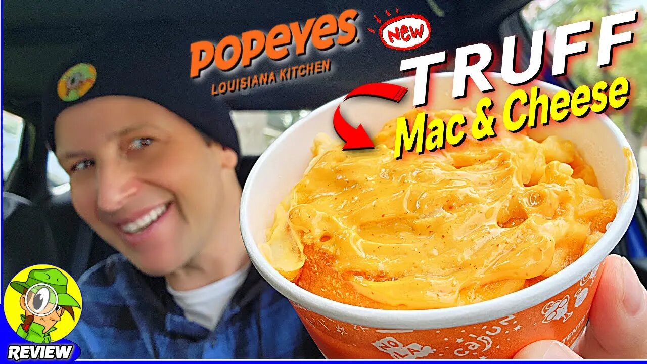 Popeyes® TRUFF® MAC & CHEESE Review ⚜️🌶️🍝🧀 | Peep THIS Out! 🕵️‍♂️