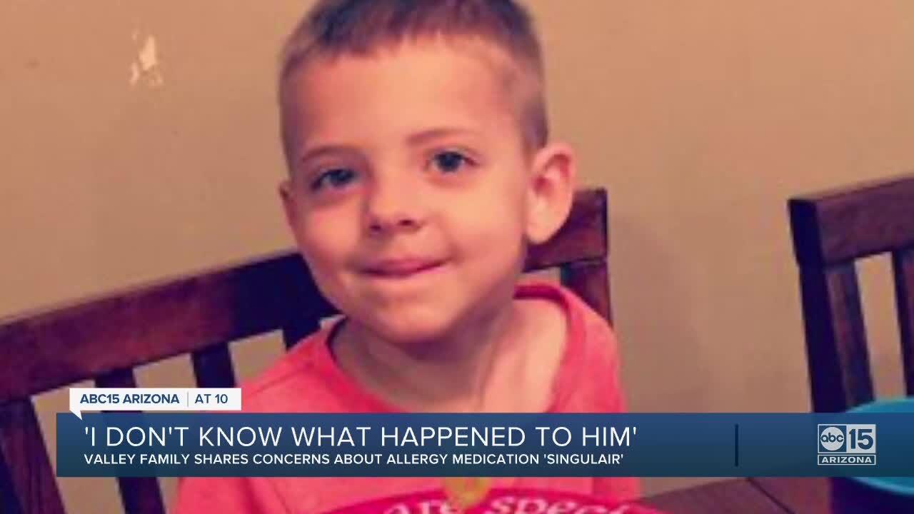 Valley family shares concerns about allergy medication 'Singulair'