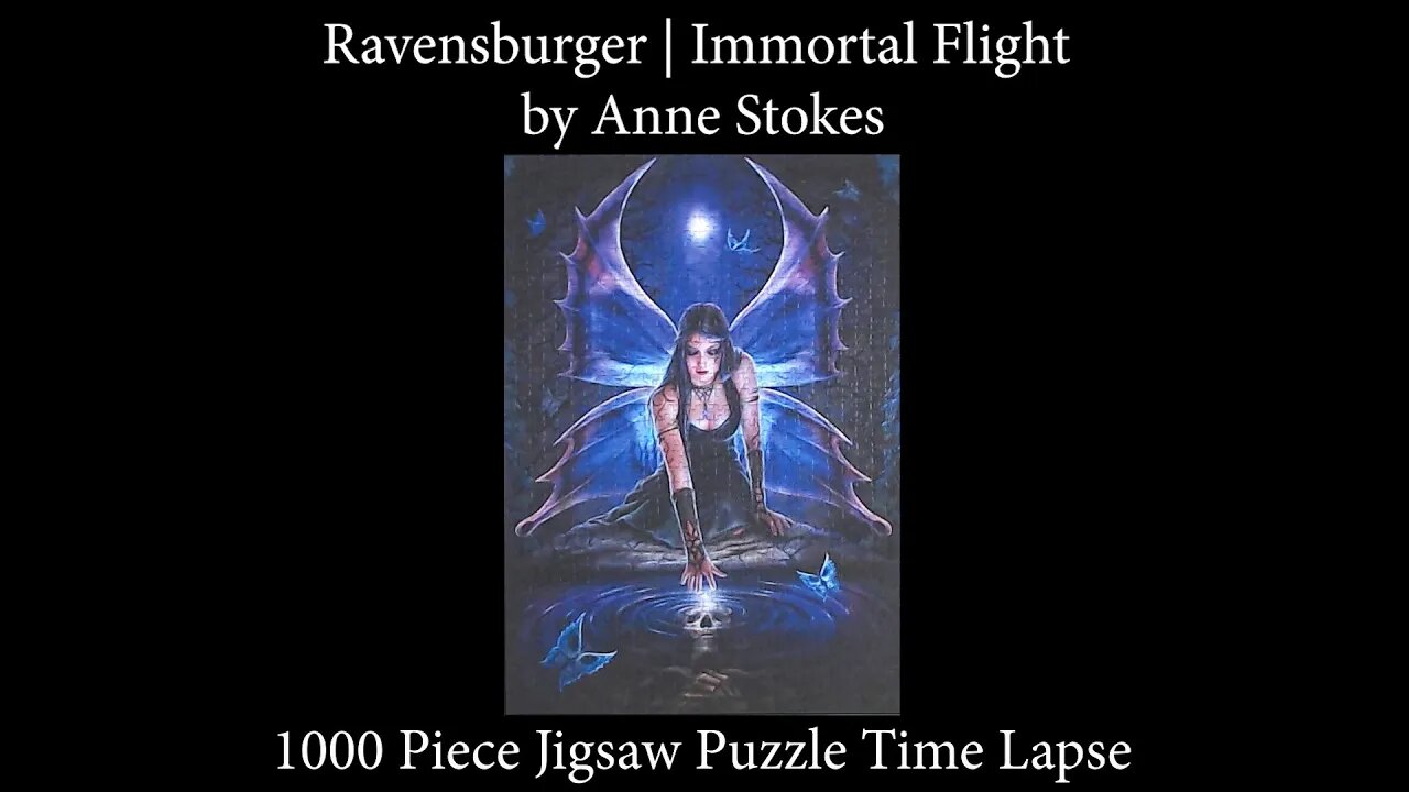 1000-Piece Jigsaw Puzzle Time Lapse | Ravensburger | Immortal Flight by Anne Stokes