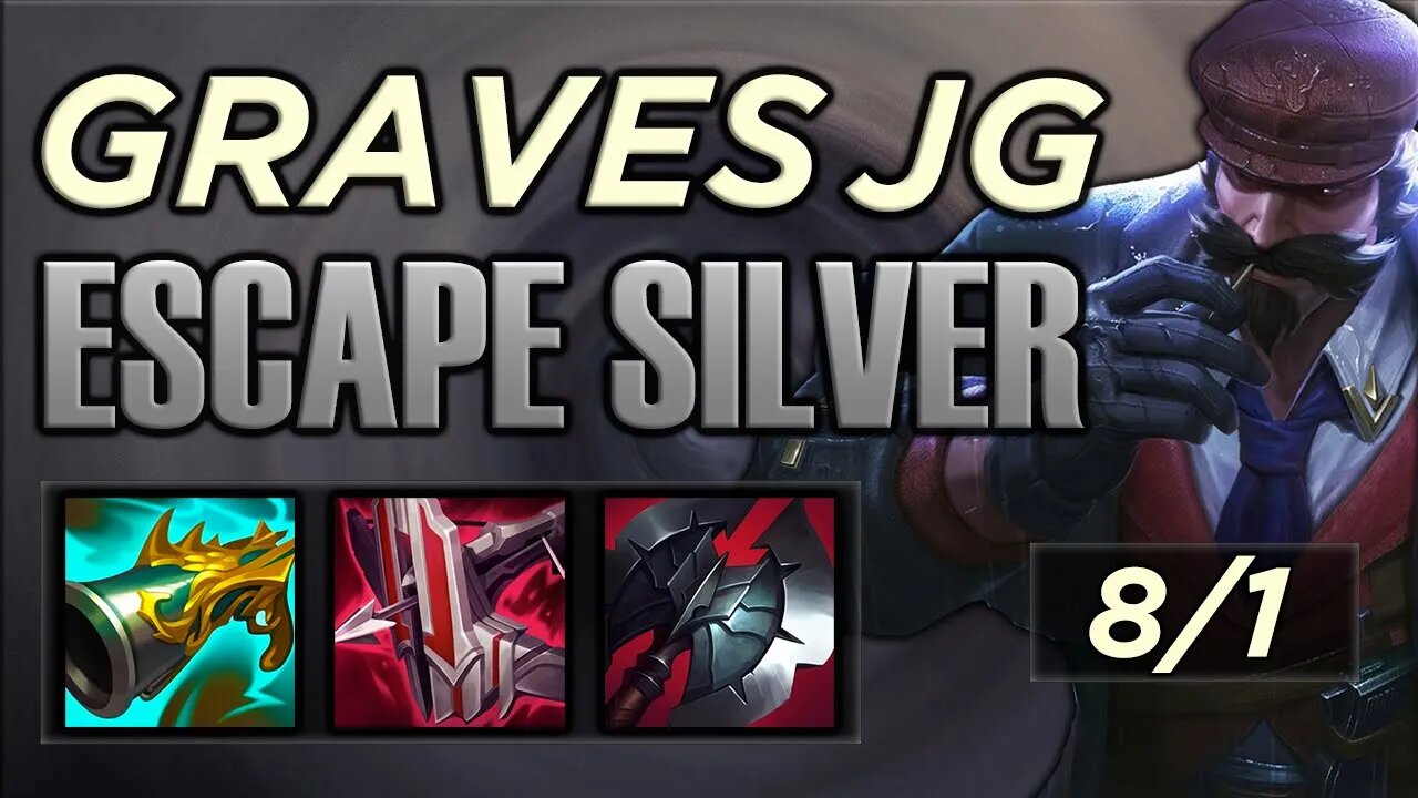 How to CARRY in Season 13 with Graves Jungle! Escaping Silver! #leagueoflegends