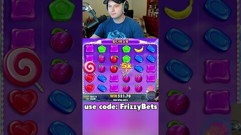 HUGE TUMBLE W/ 19X MULTIPLIER ON SWEET BONANZA!! @frizzybets