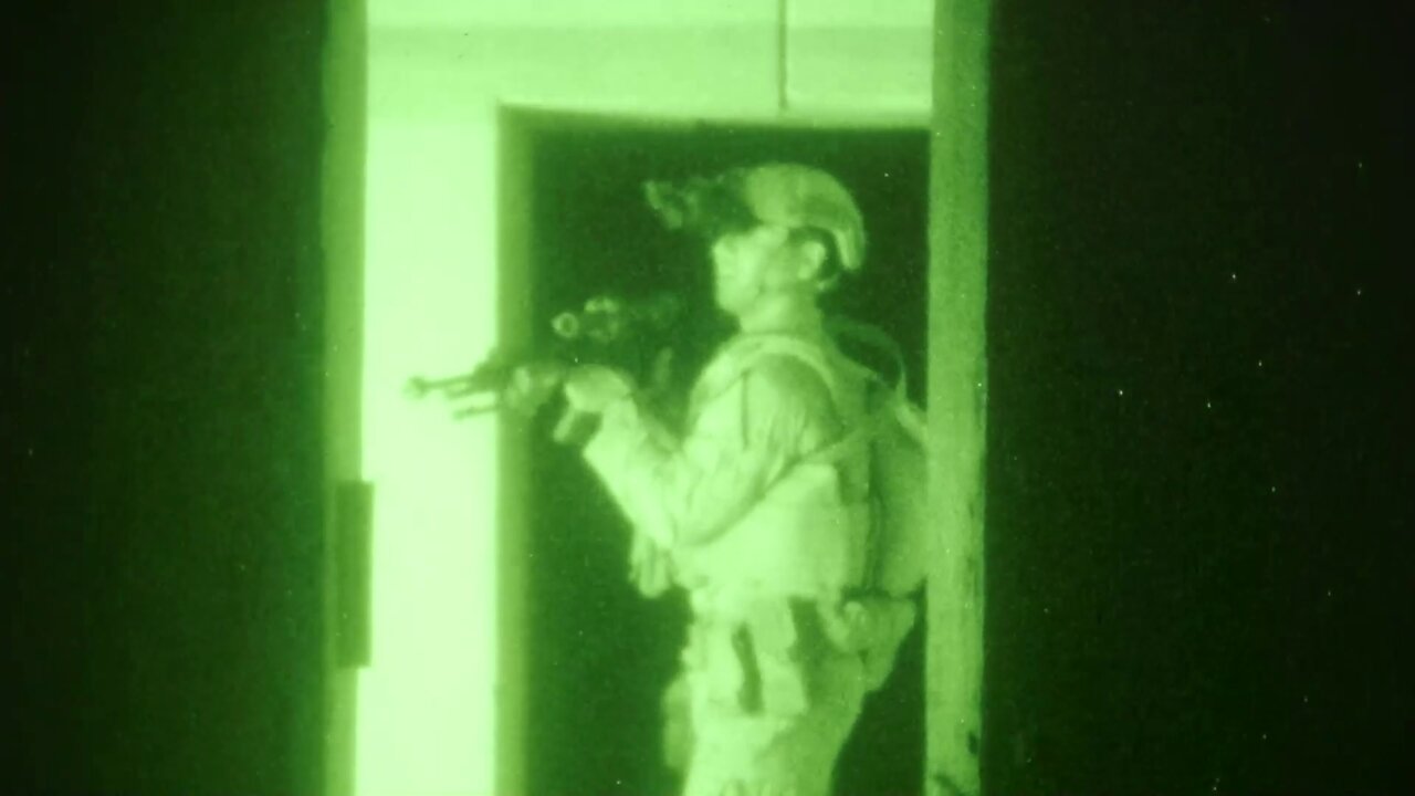 U.S. Marines Conduct a Night Raid - WTI 2-22