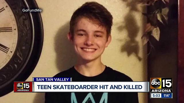 Teen skateboarder hit and killed in San Tan Valley