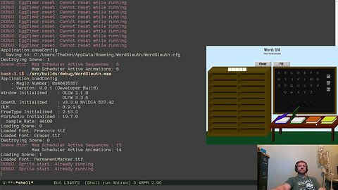 No Game Engine Game Dev: Word Sleuth 073B: Finishing open/close for Notebooks. Updates to sounds.