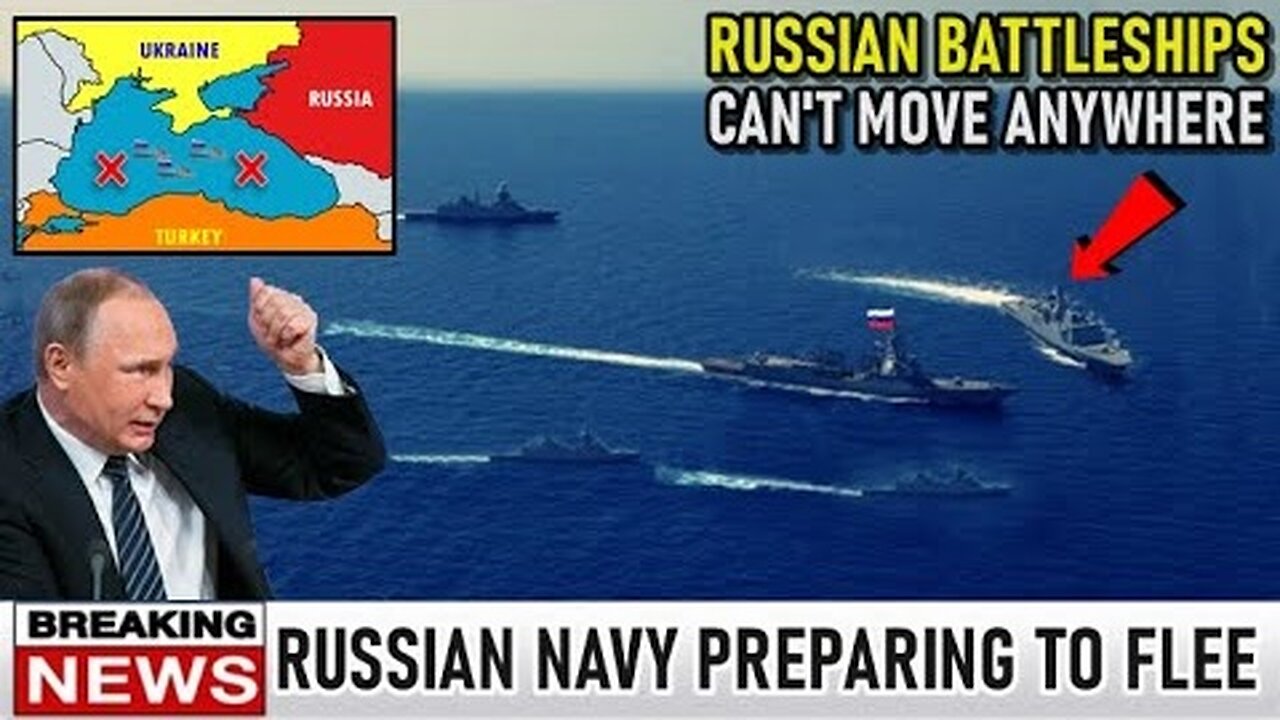 Putin In Shock: Russian Navy Trapped In Black Sea!