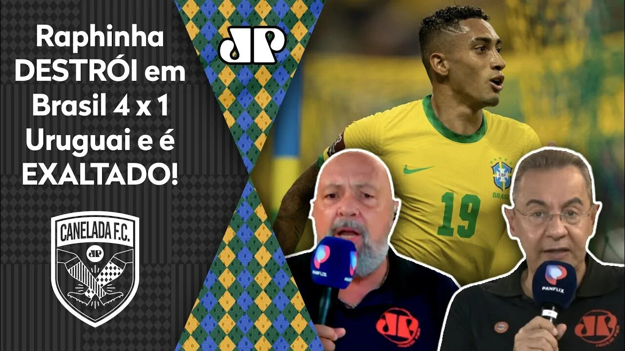 "Eu POSSO ESTAR ERRADO, mas esse Raphinha..." Jovem é EXALTADO após Brasil 4 x 1 Uruguai!