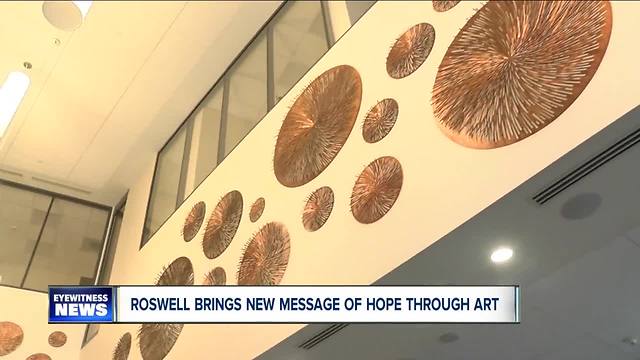 Roswell Park's art is sending a new message of hope