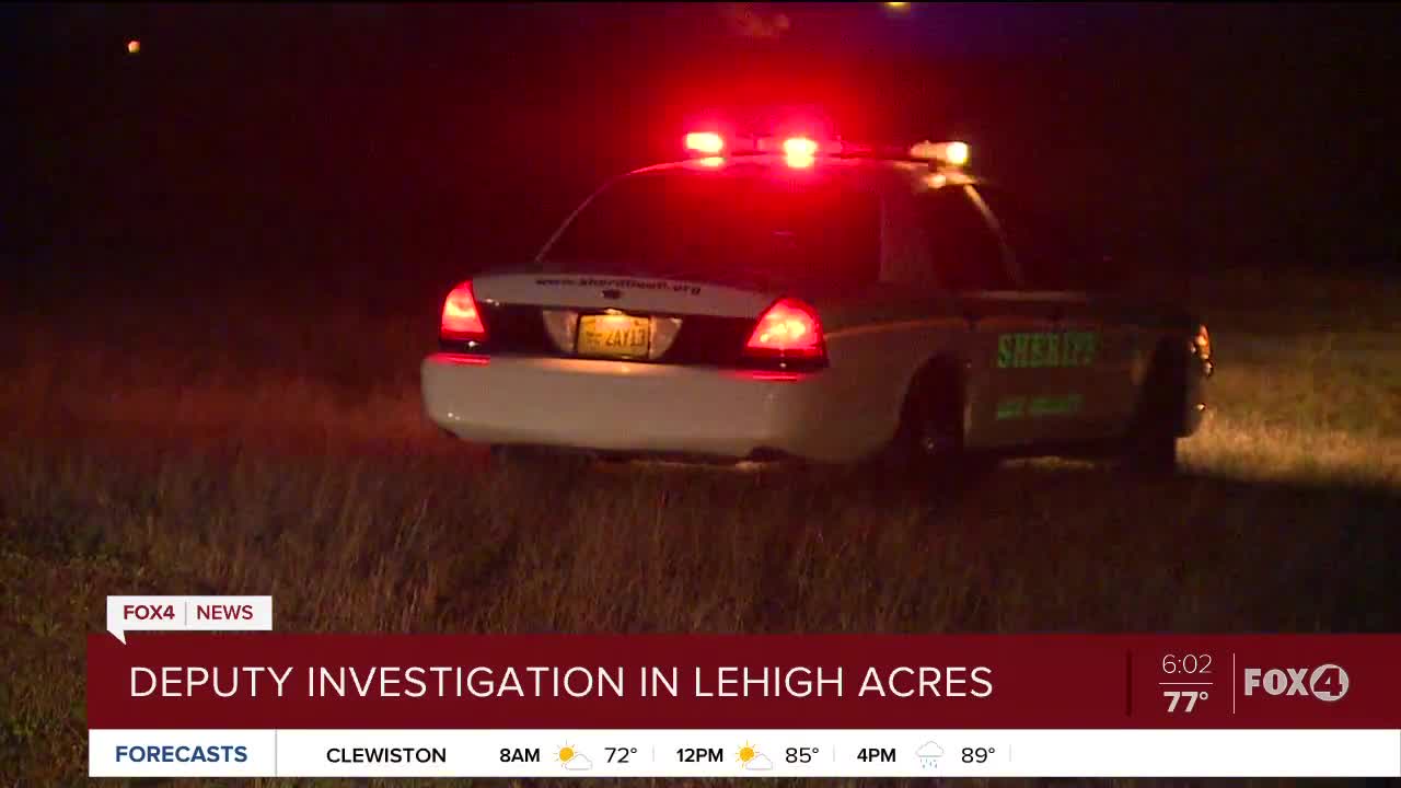 Deputy investigation in Lehigh Acres