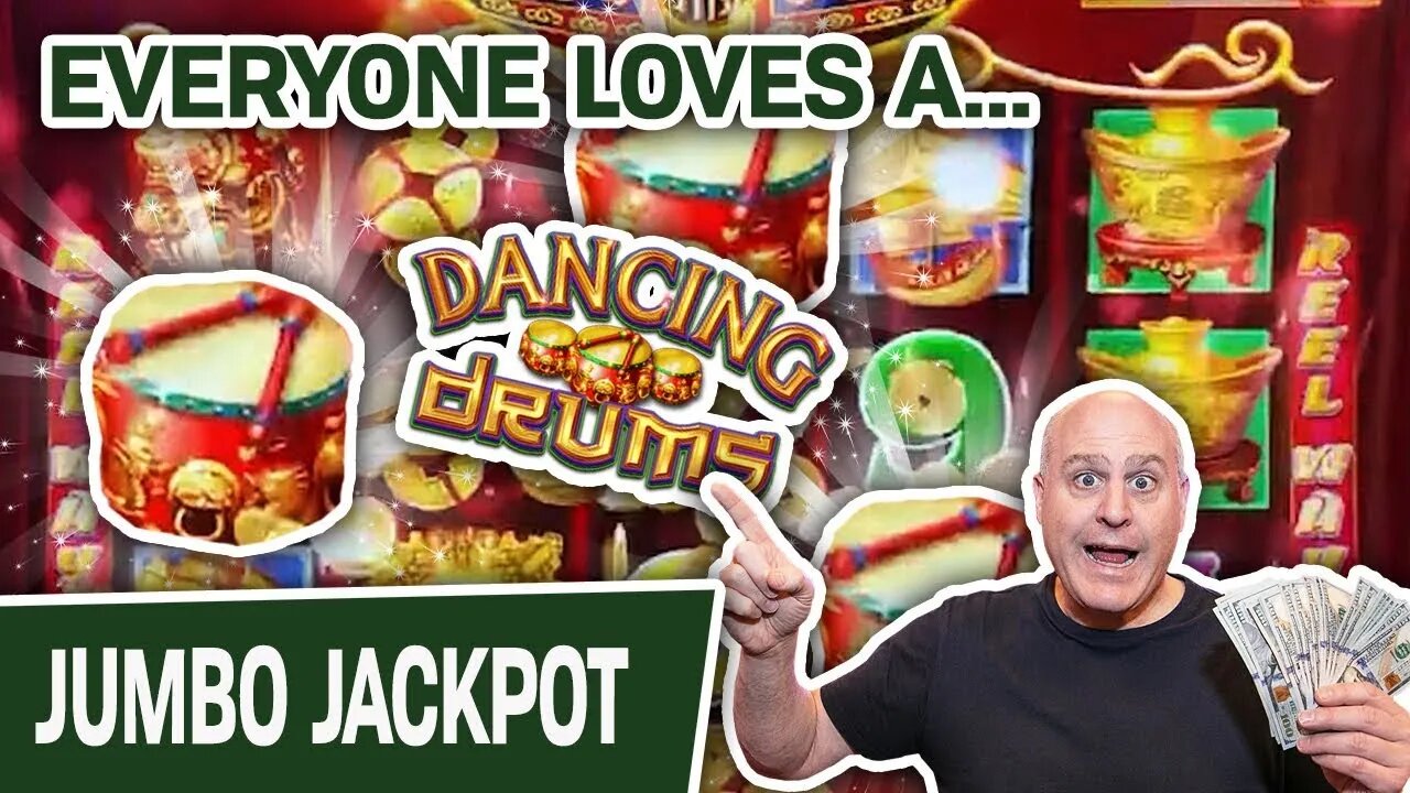 🥁 Everyone Loves a Dancing Drums Jackpot 🥁 $44 Spins & Multiple Wins