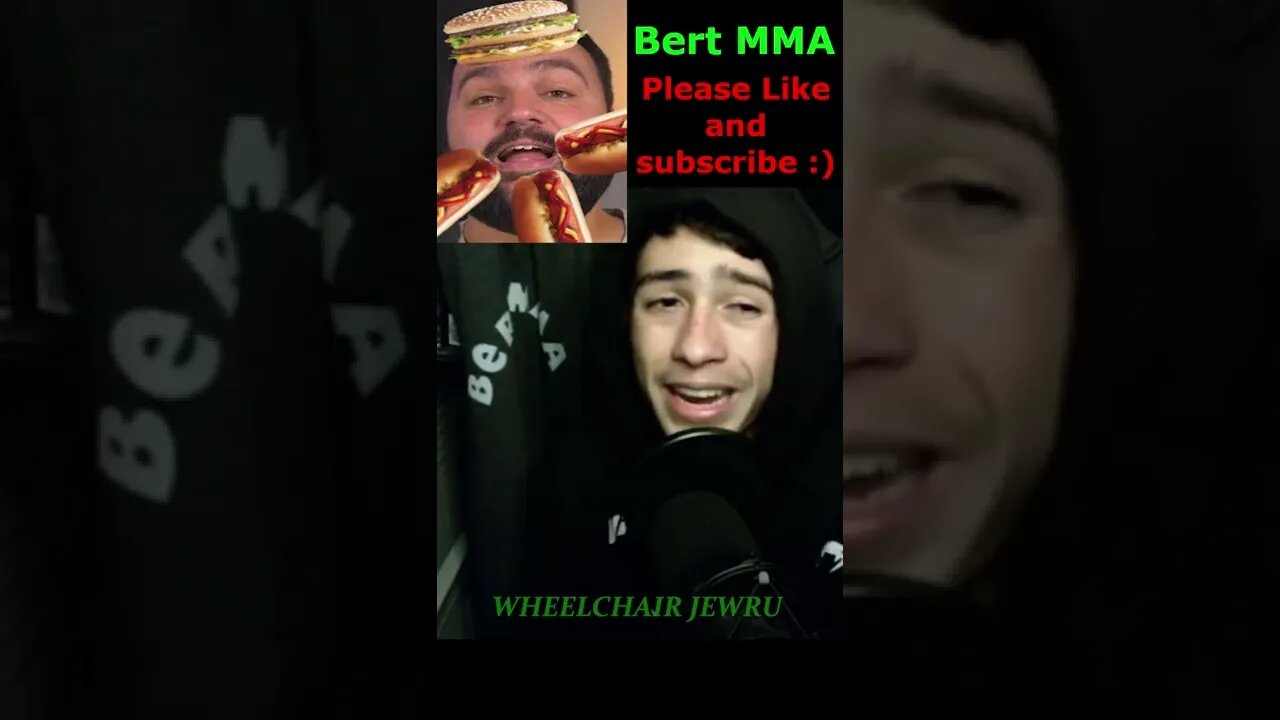 Bert MMA tells how he'd defeat MMA Joey in a fight! Gigachad Bert vs Glizzy Gobbler Joey!