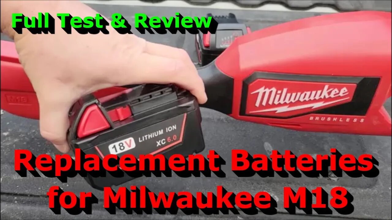 Replacement Batteries for Milwaukee M18 - Full Test & Review