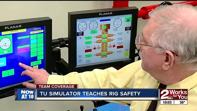 University of Tulsa simulator teaches rig and drilling safety