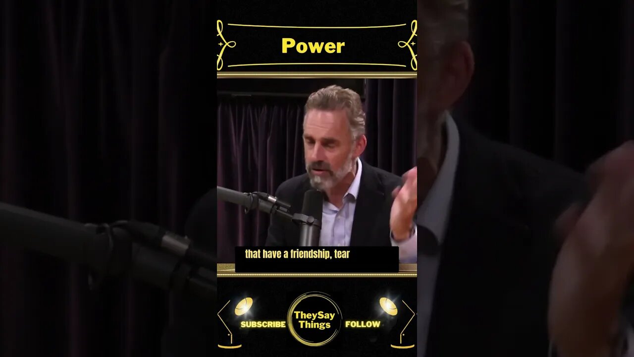 Jordan B Peterson, Power