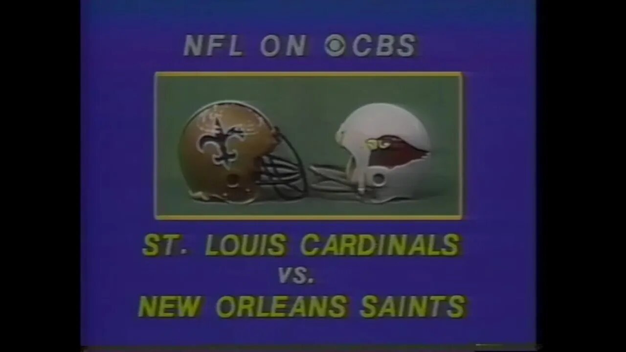 1980-10-05 St. Louis Cardinals vs New Orleans Saints