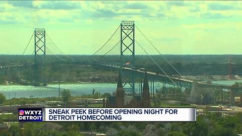 Sneak peek of Michigan Central Depot before opening night of the Detroit Homecoming