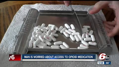 Man worried about access to opioid medication