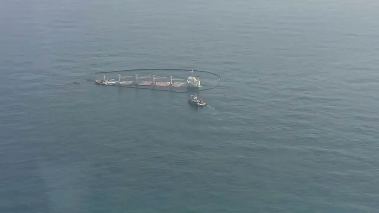 Sunken ship Gibraltar.