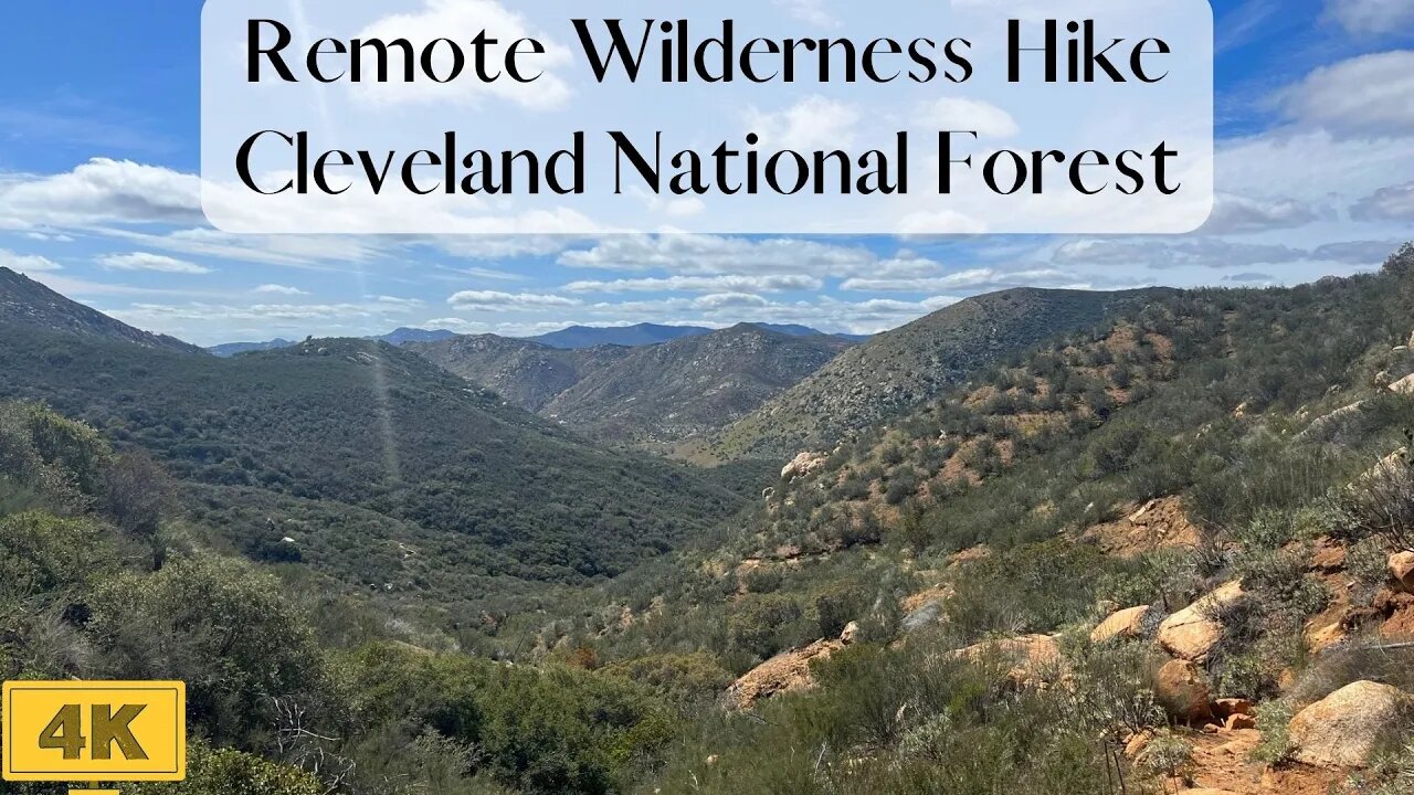 Remote Wilderness Hike | Cleveland National Forest | Espinosa Trail