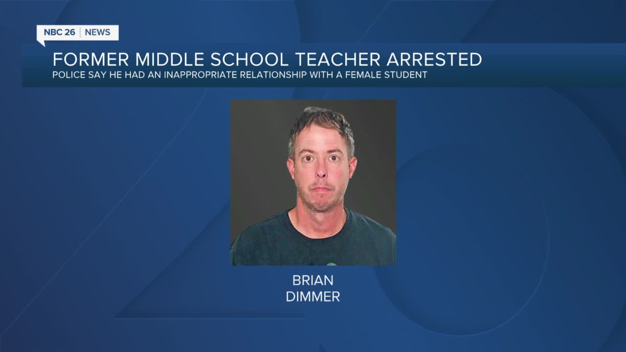 Former middle school teacher arrested