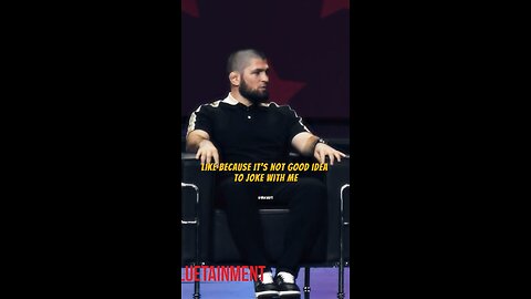 People try to pick a fight with ￼ Khabib