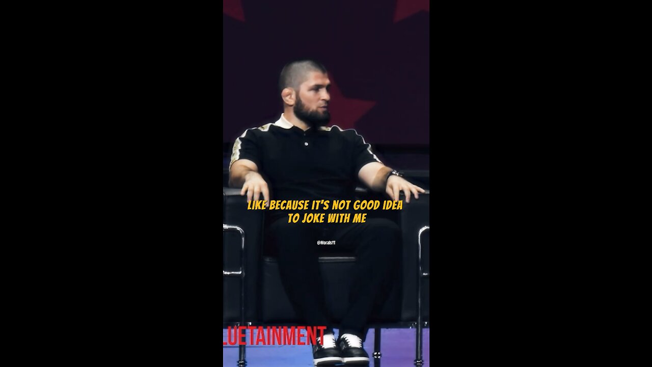 People try to pick a fight with  Khabib