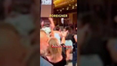 Fremont St., Las Vegas, enjoying double vision by Foreigner ￼