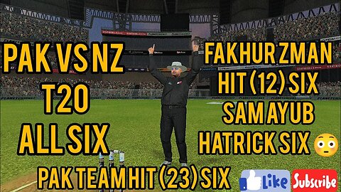 Pak vs Nz T20 match 23 six |Foji hit 12 six | Sam Ayub hit hatrick six| foji 142 runs in 57 balls 😱